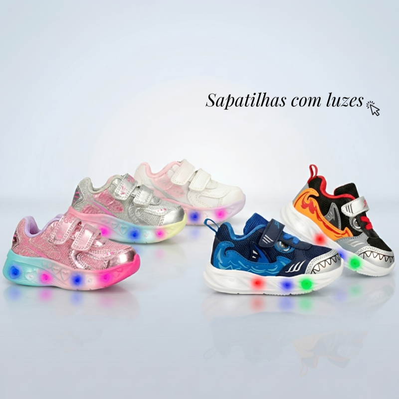 sapatilhas com luzes