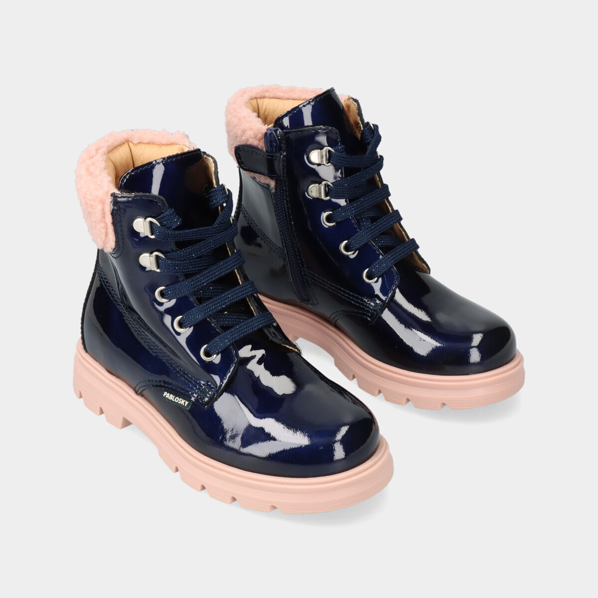 Bottes Fille Pablosky 978140 - Style Australien Imperméable - Fermeture éclair - Tendance